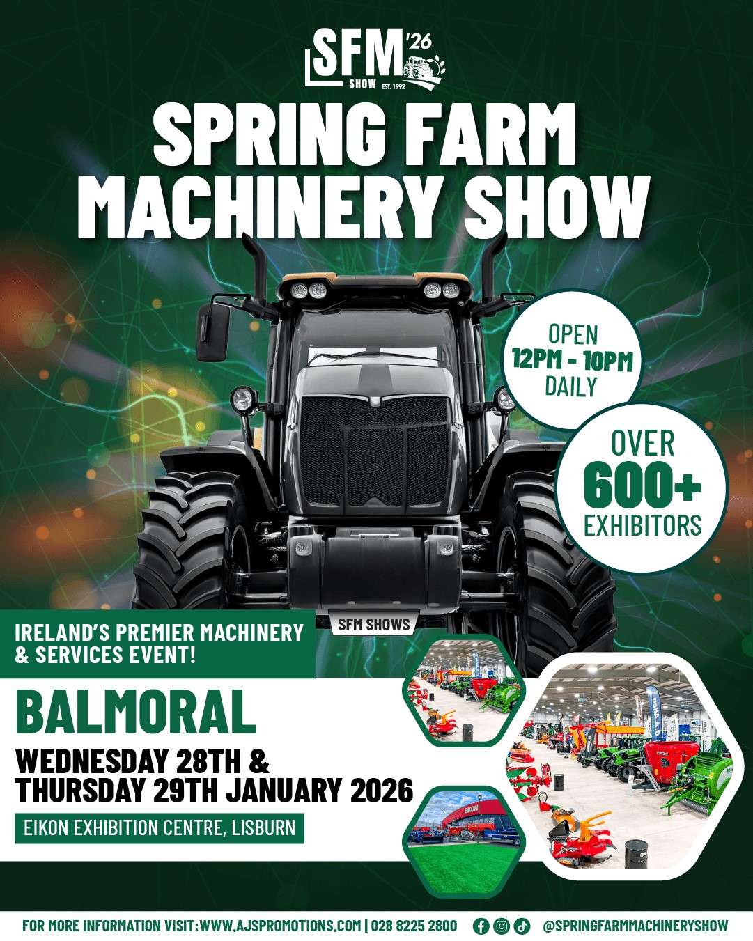 Eikon Exhibition Centre Delighted to Welcome Back the Balmoral SFM Show in January 2026